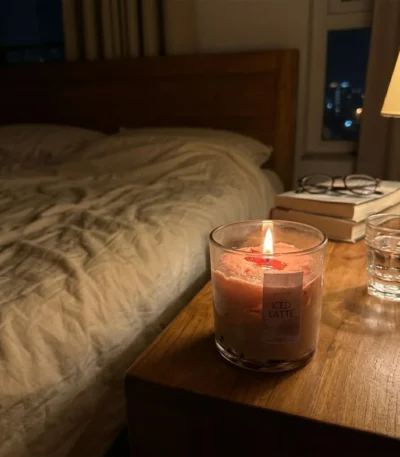 Candle ice latte (2)