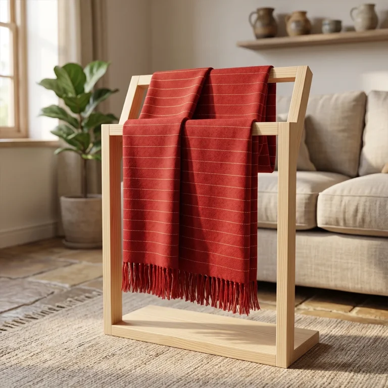 Hand-woven soft warm stole (2)