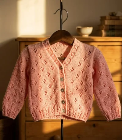 Hand woolen kids sweater