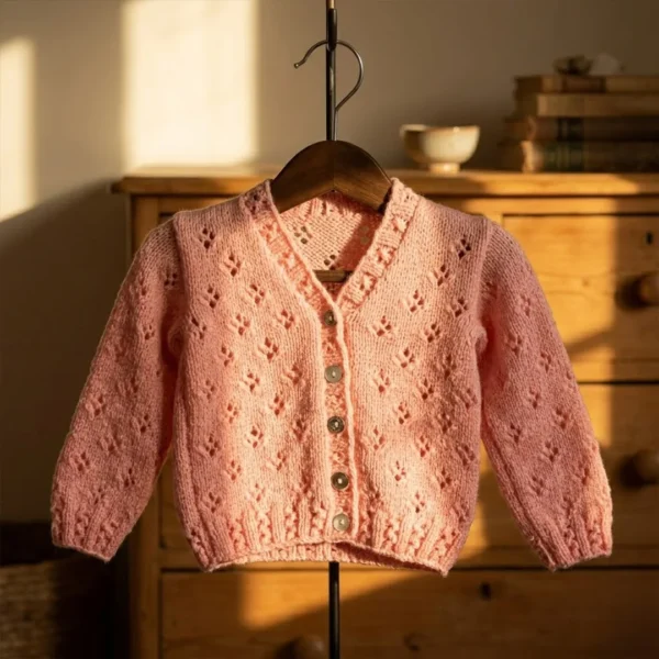 Hand woolen kids sweater