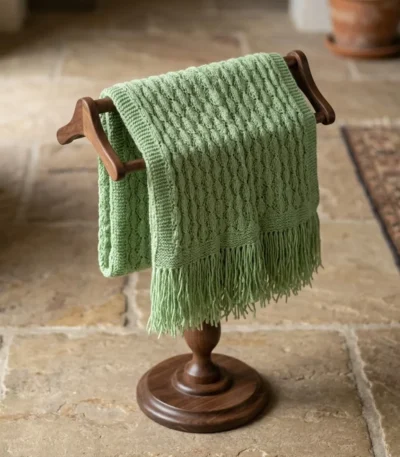 Handknitted stole