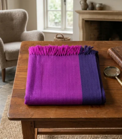Handwoven Stole Mix Wool (2)