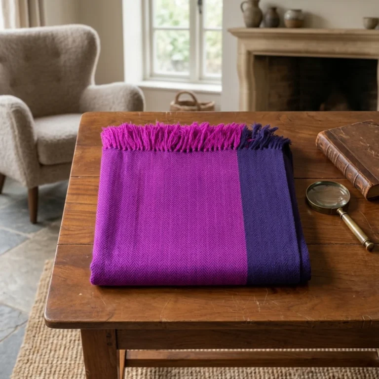 Handwoven Stole Mix Wool (2)