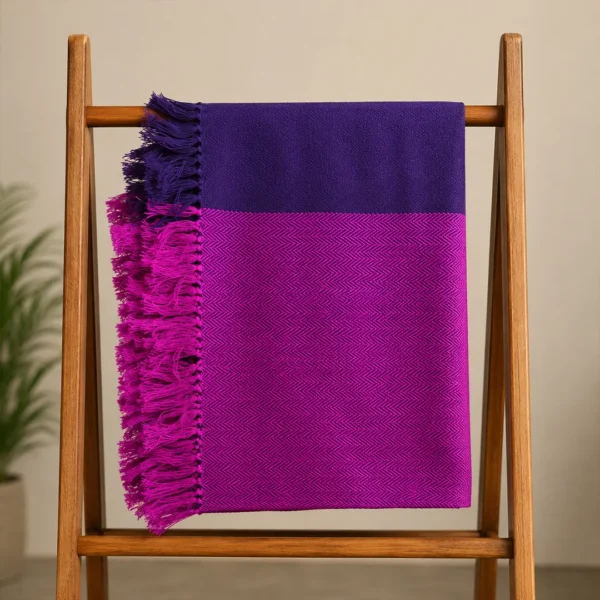 Handwoven Stole Mix Wool (3)