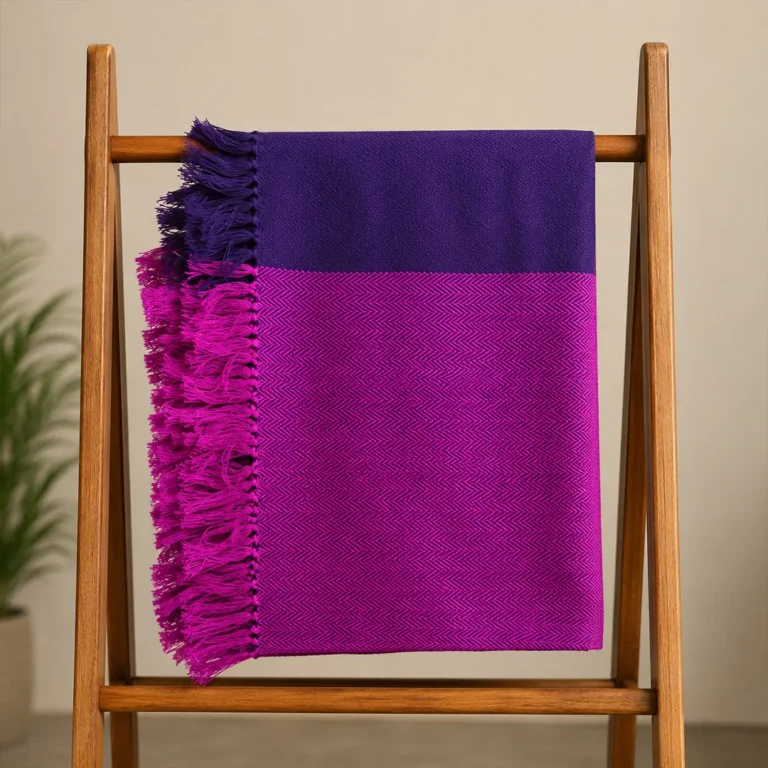 Handwoven Stole Mix Wool (3)