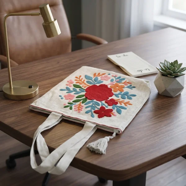 Hemp shoulder laptop bag