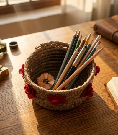 Pine trinket basket (2)