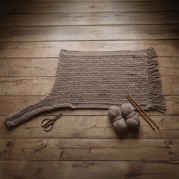 handknitted cape