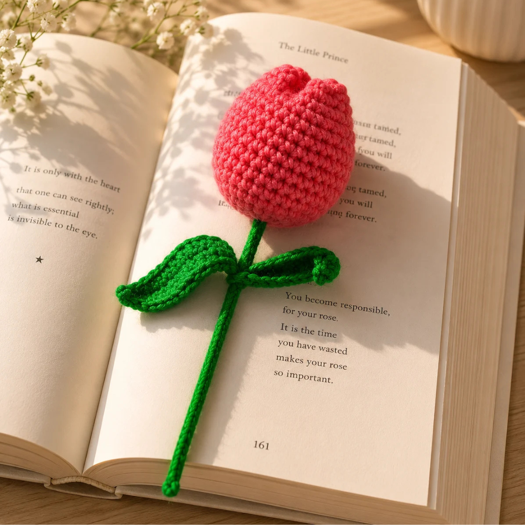 pink wool tulip decor pink wool tulip decor