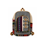 grey herringbone pithu bag