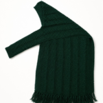 Single Sleeve Knit Cape