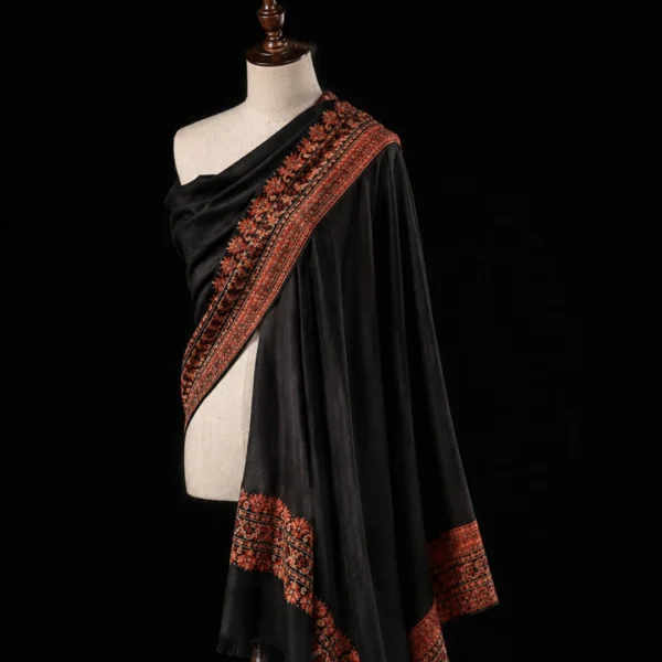 black pashmina shawl