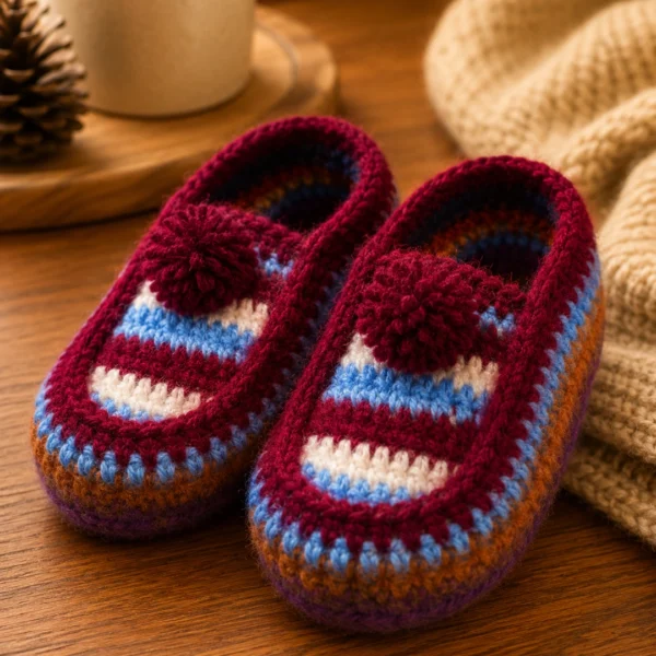 handmade woolen booties
