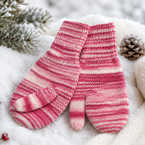 Premium Hand Knit Wool Mittens