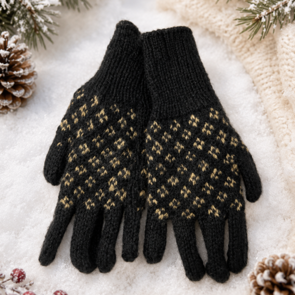 Premium Hand Knit Wool Gloves