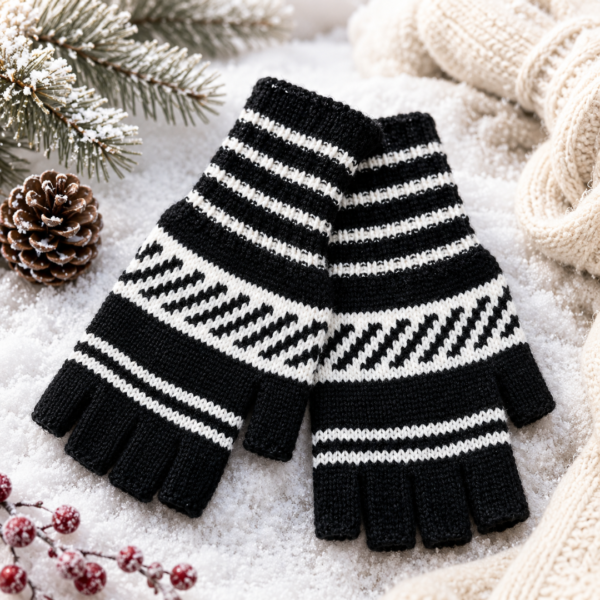 Premium Hand Knit Fingerless Gloves