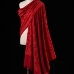 red pashmina shawl