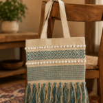 Handwoven Hemp Tote Bag