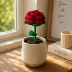 woolen rose keepsake