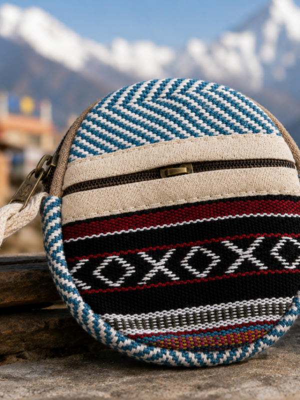 hemp coin pouch