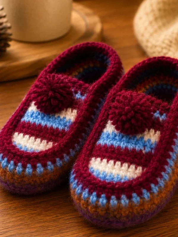 handmade woolen booties