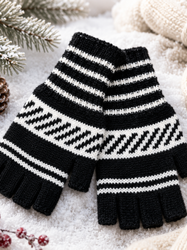 Premium Hand Knit Fingerless Gloves
