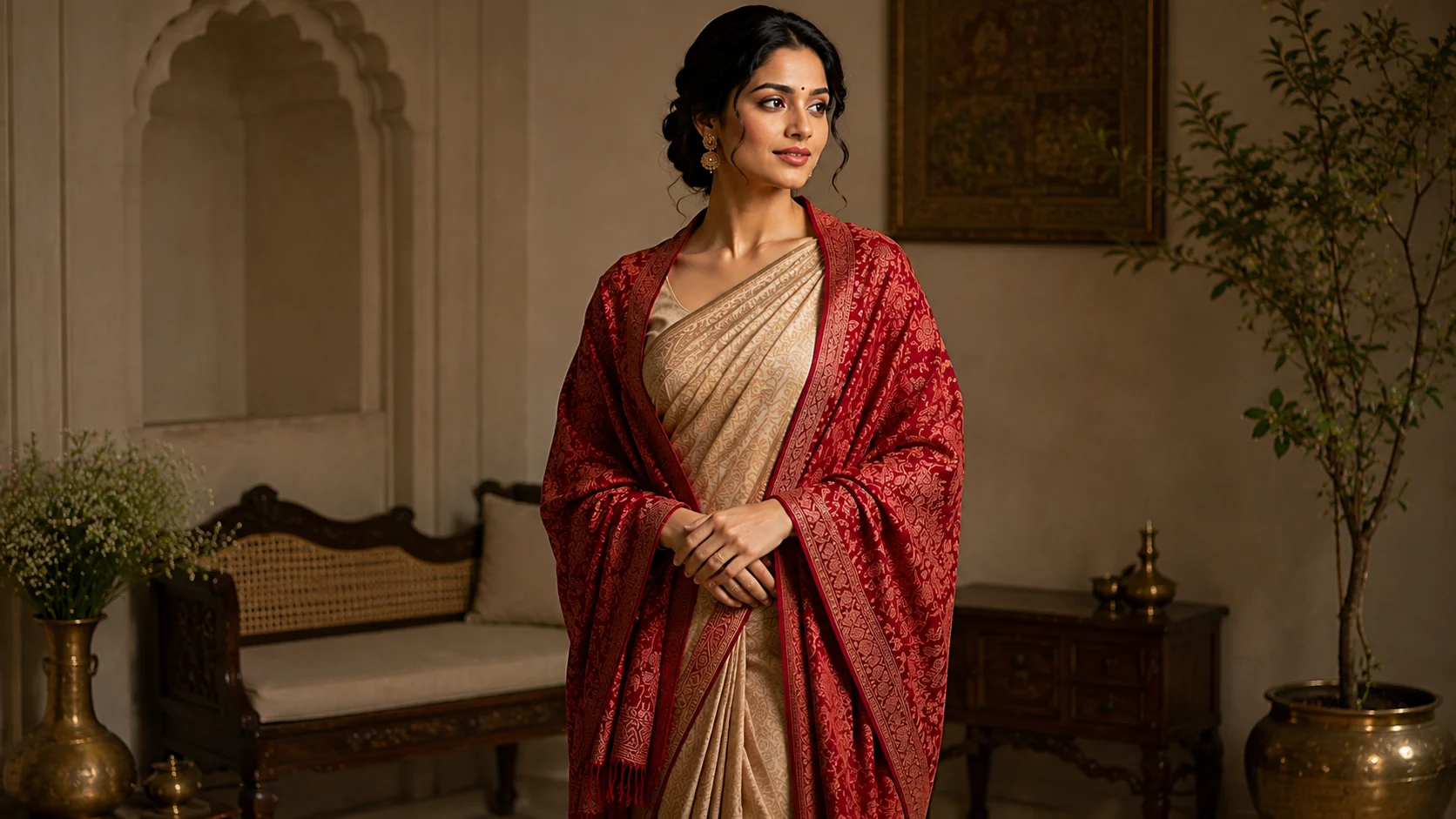 How to Wear a Pashmina