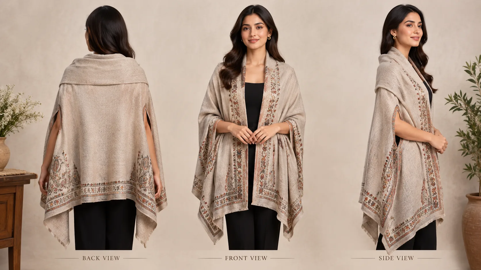 Pashmina Into a Shrug