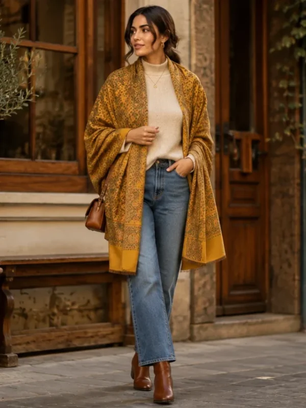 Wear a Pashmina With Jeans